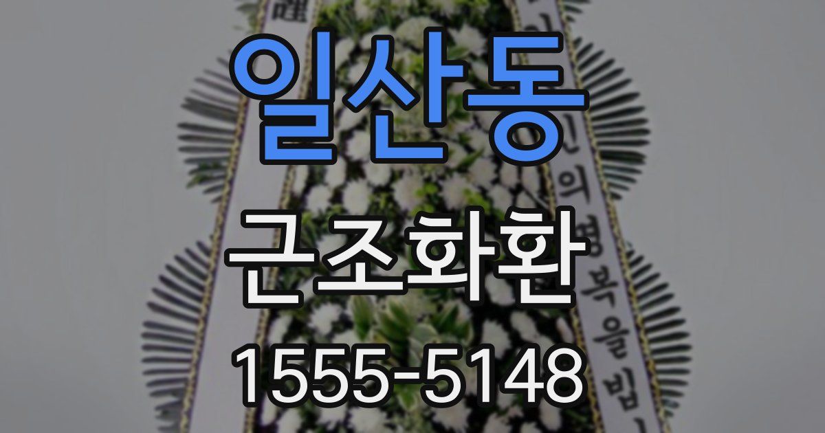 일산동 근조화환