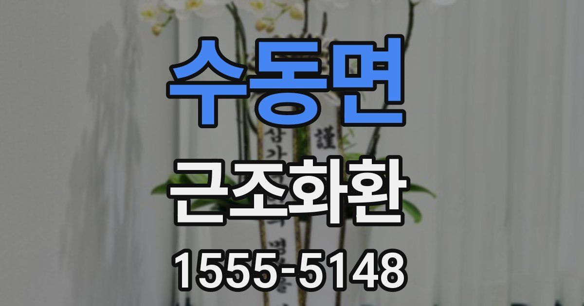 수동면 근조화환