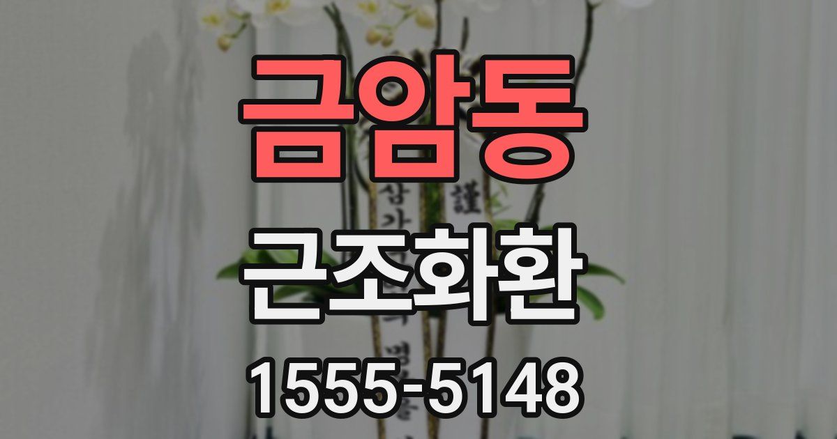 금암동 근조화환