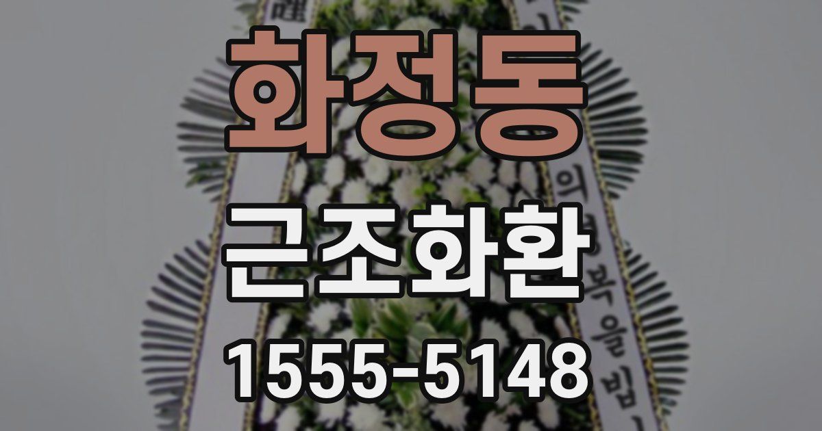화정동 근조화환