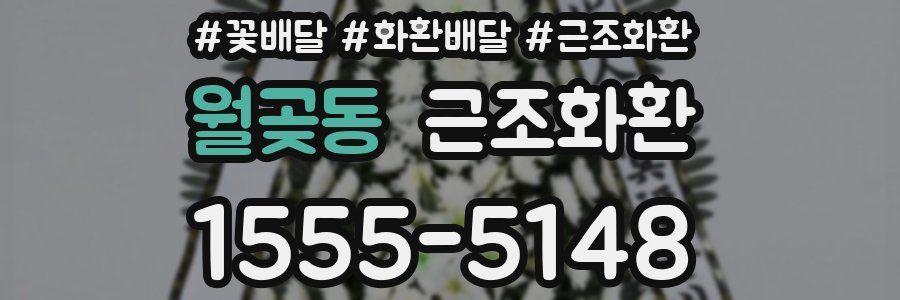 월곶동 근조화환