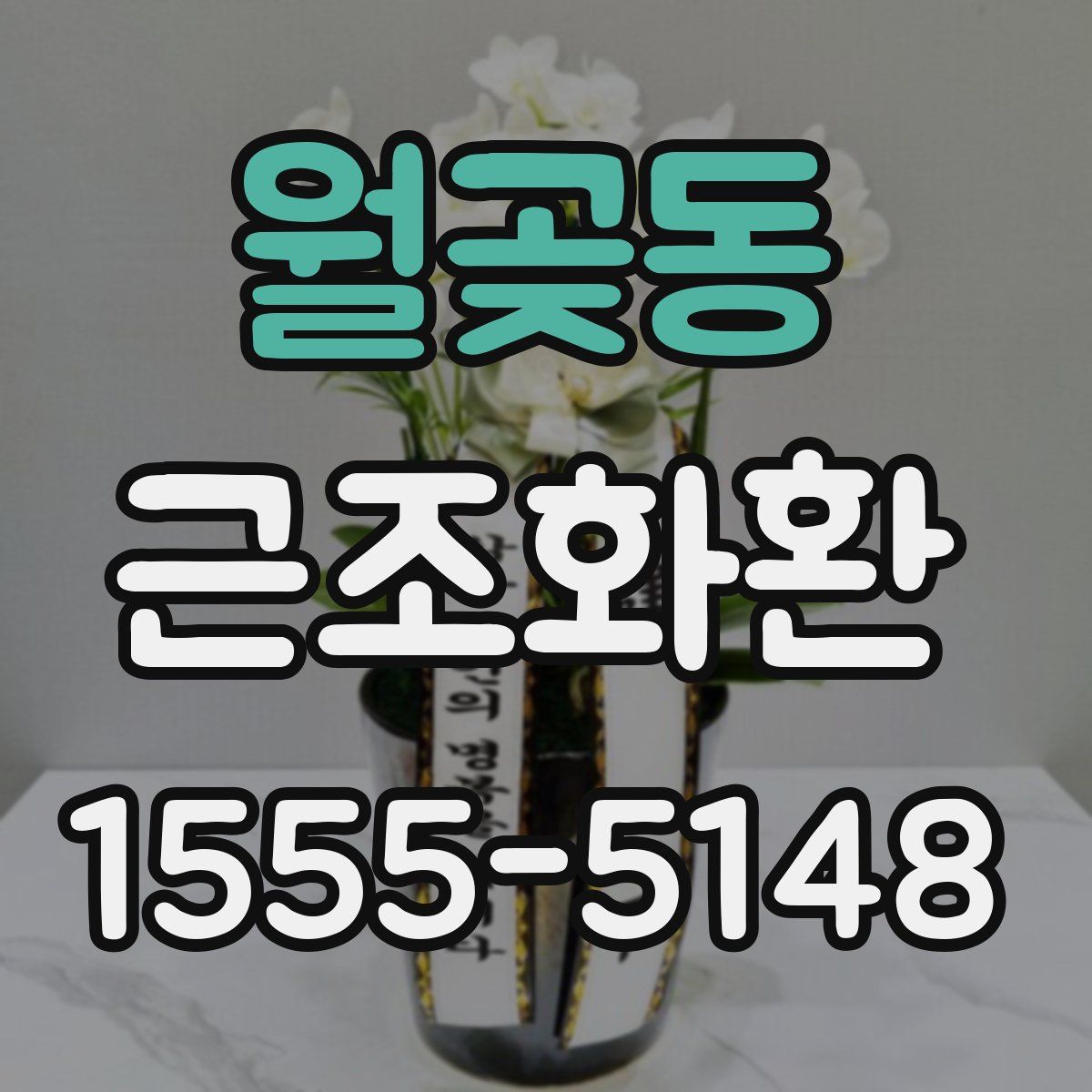 월곶동 근조화환
