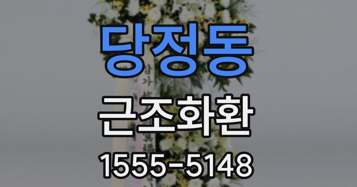 당정동 근조화환