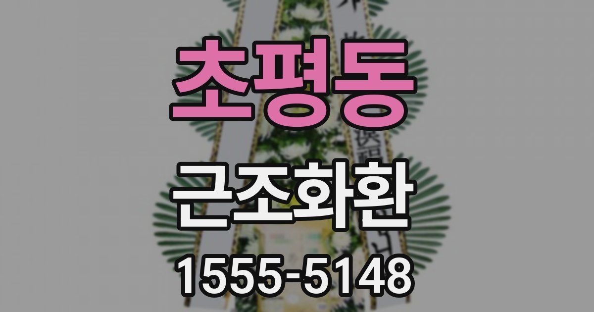 초평동 근조화환
