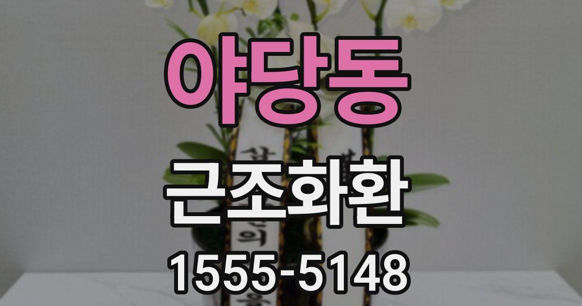 야당동 근조화환