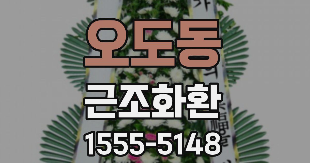 오도동 근조화환