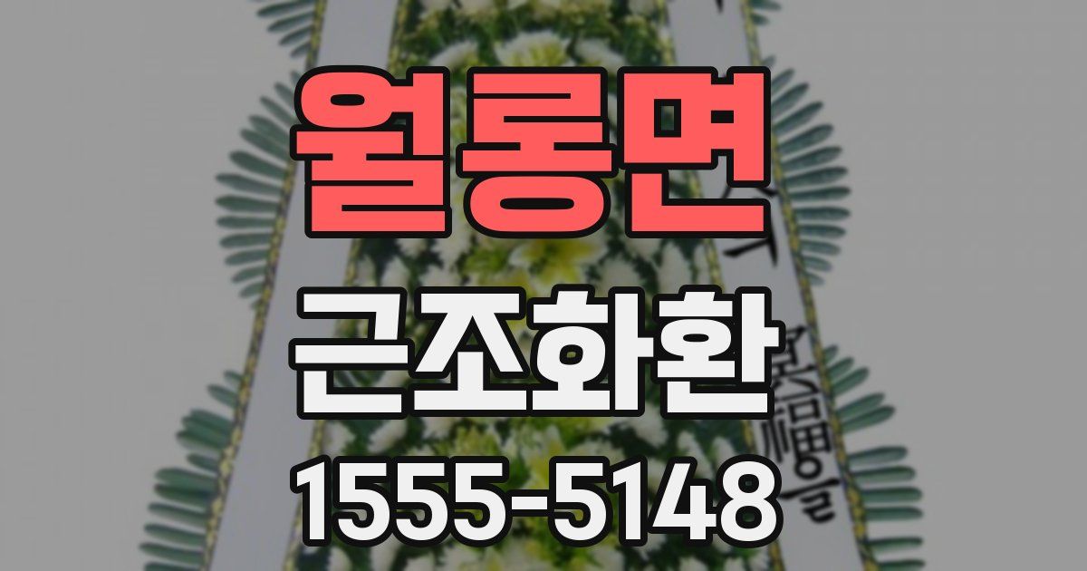 월롱면 근조화환