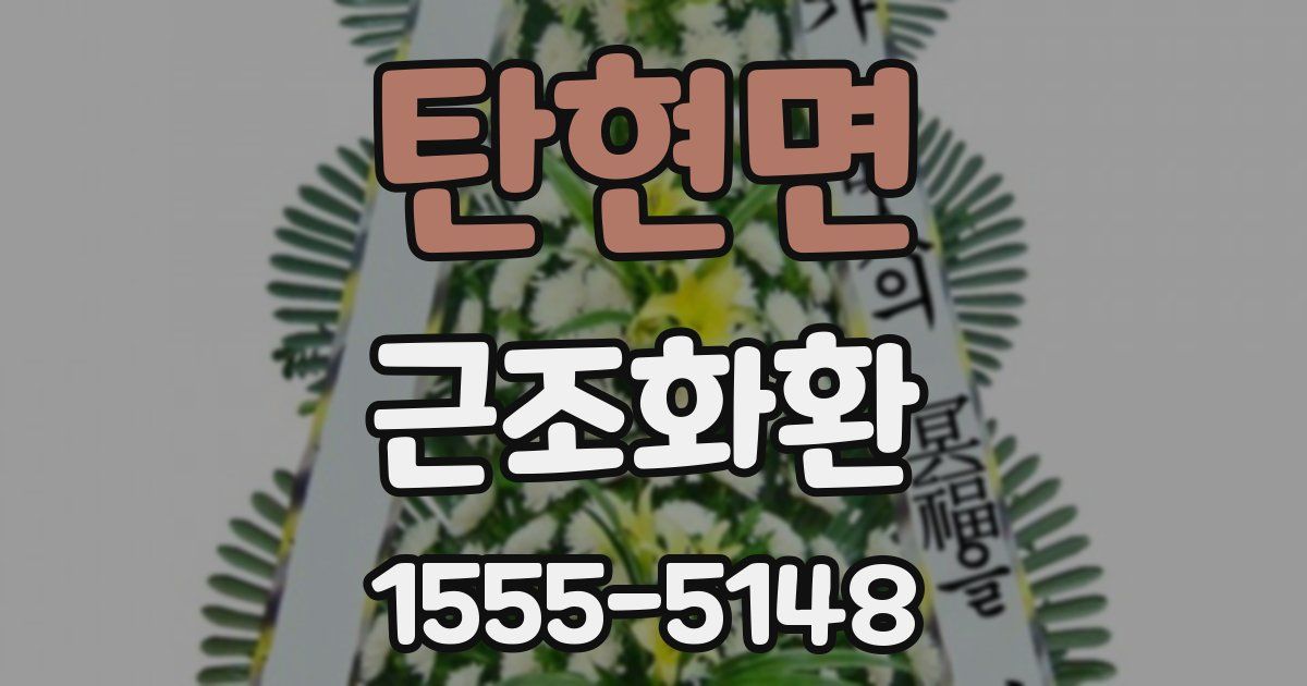 탄현면 근조화환