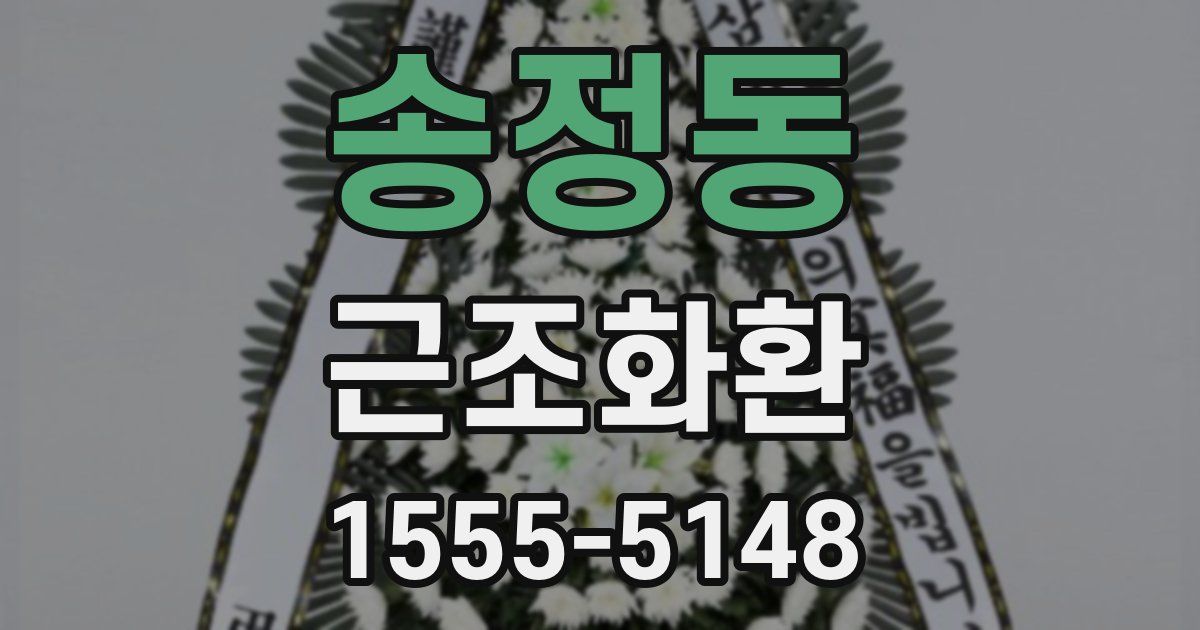 송정동 근조화환