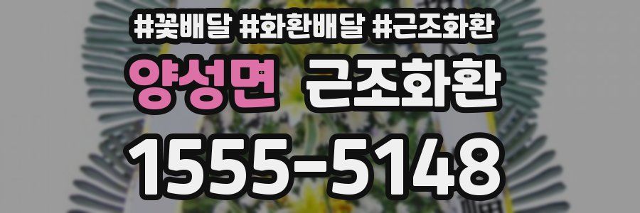 양성면 근조화환