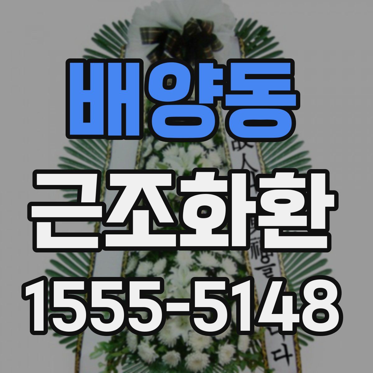 배양동 근조화환