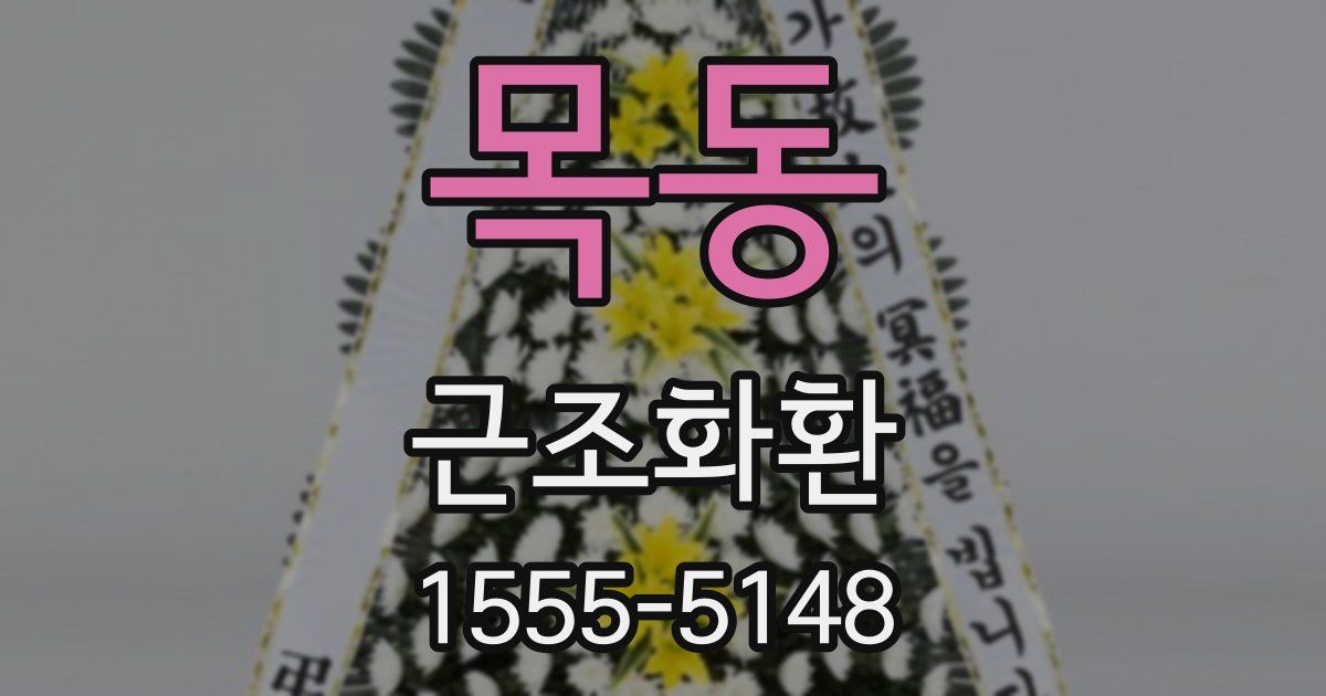 목동 근조화환