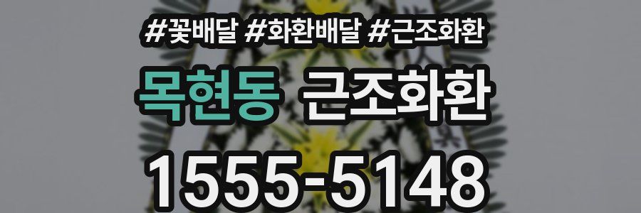 목현동 근조화환