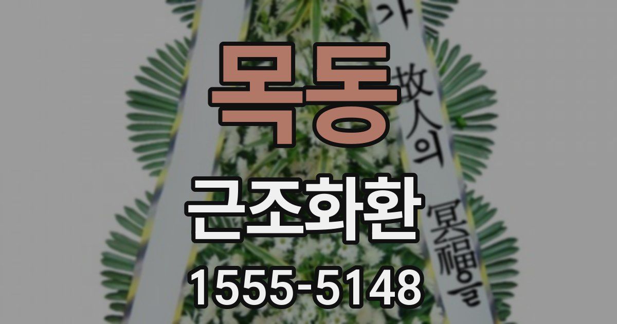목동 근조화환