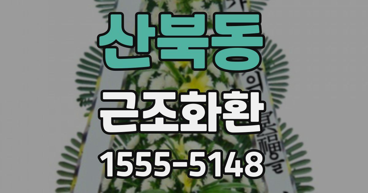 산북동 근조화환