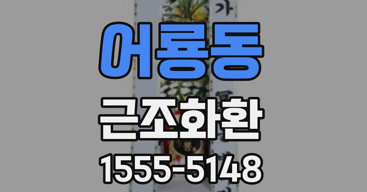 어룡동 근조화환