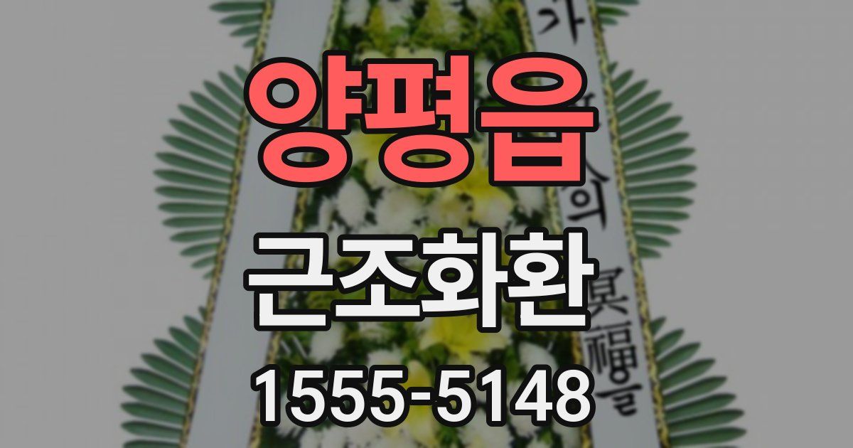 양평읍 근조화환