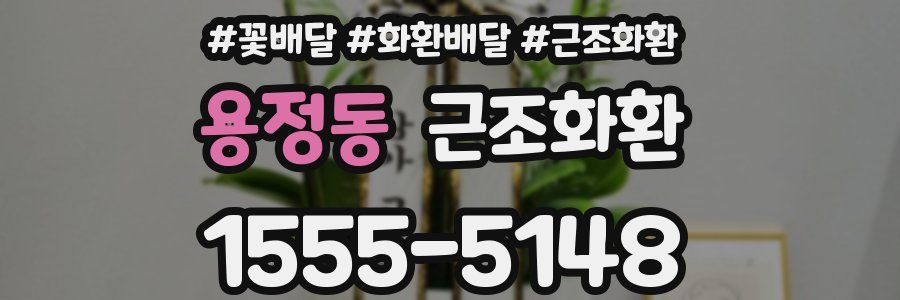 용정동 근조화환