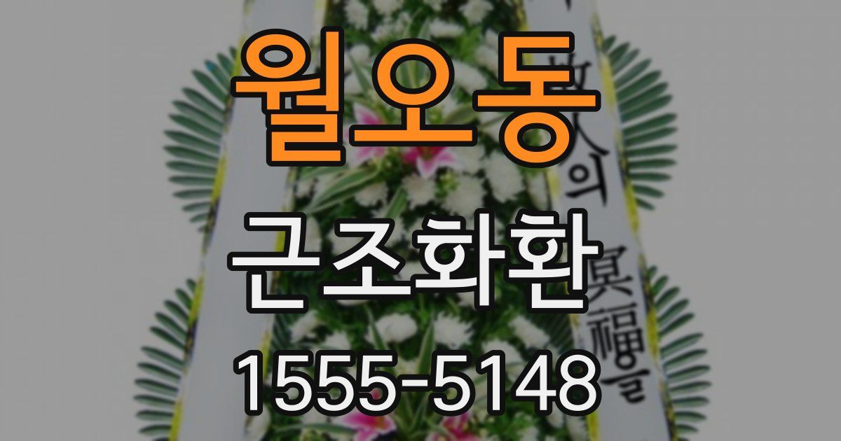 월오동 근조화환