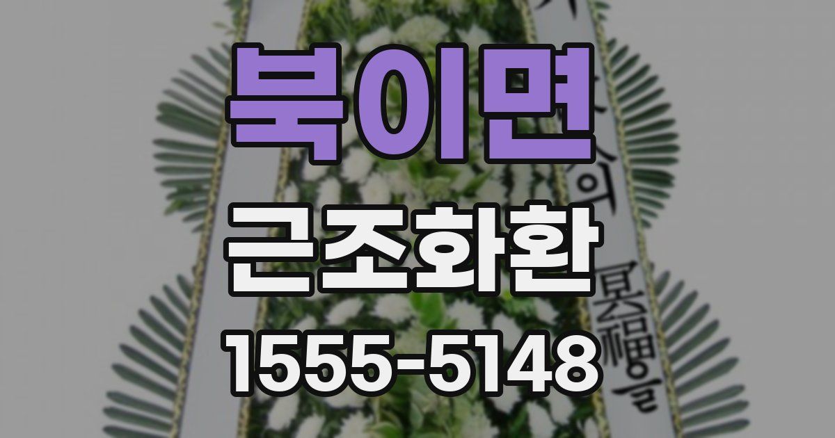 북이면 근조화환