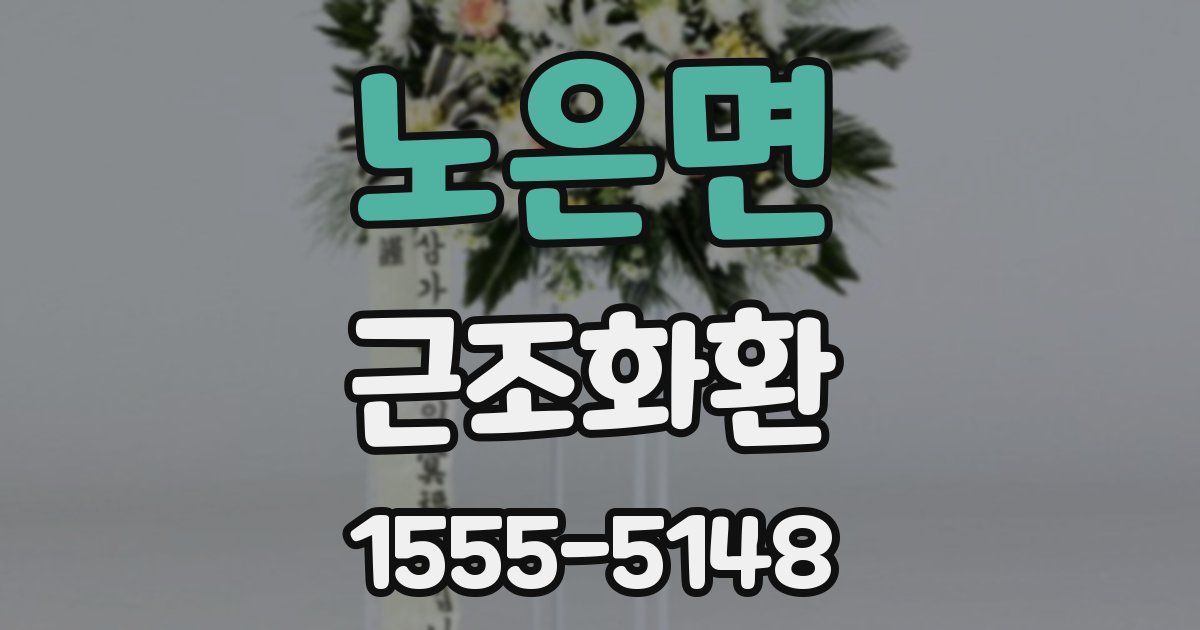 노은면 근조화환