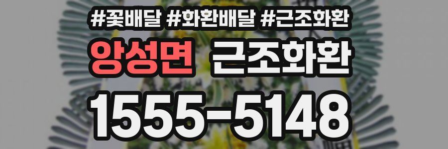 앙성면 근조화환