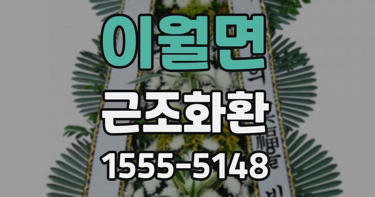 이월면 근조화환