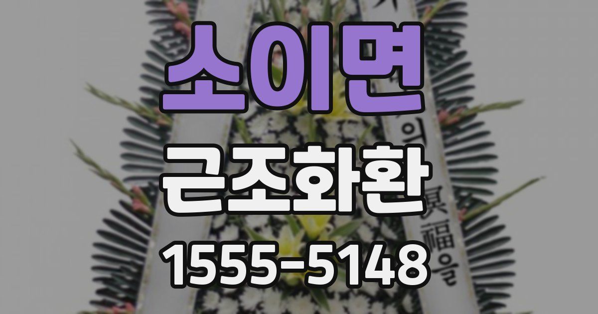 소이면 근조화환
