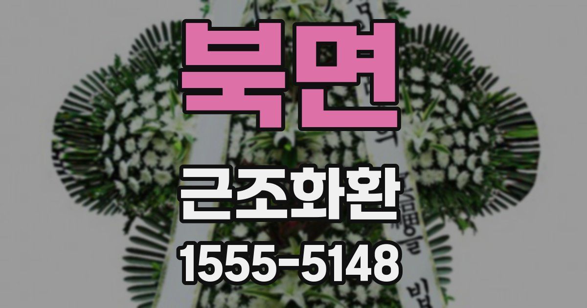 북면 근조화환