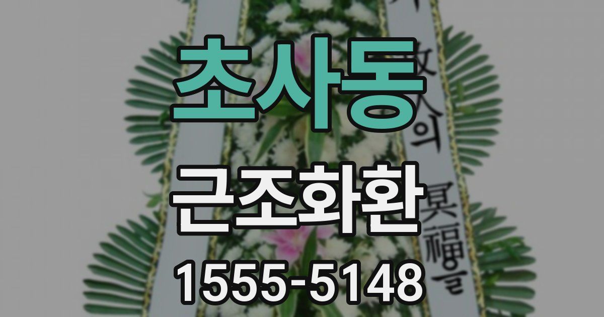 초사동 근조화환