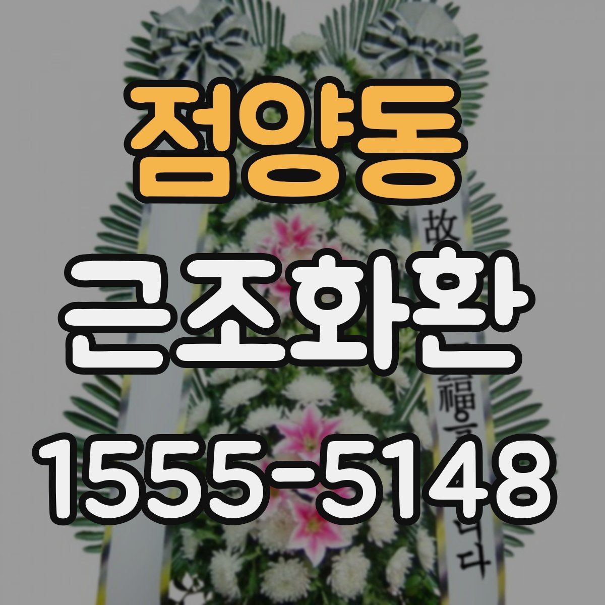 점양동 근조화환 상황별 선택 기준과 주문 팁