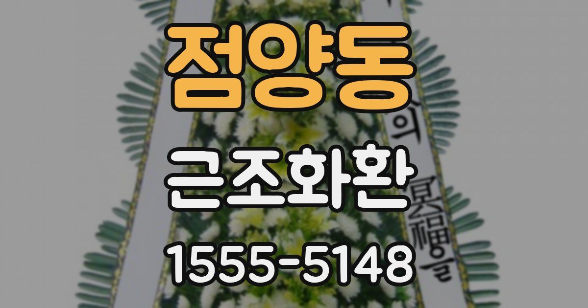 점양동 근조화환