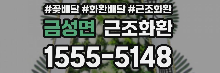 금성면 근조화환