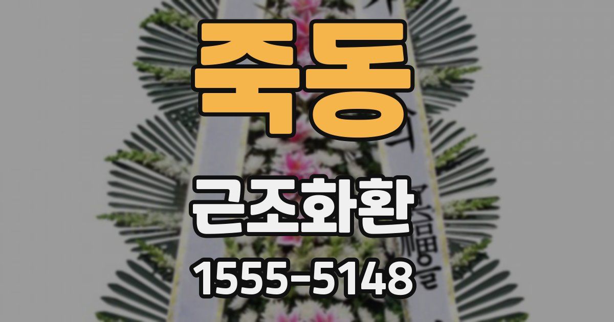 죽동 근조화환
