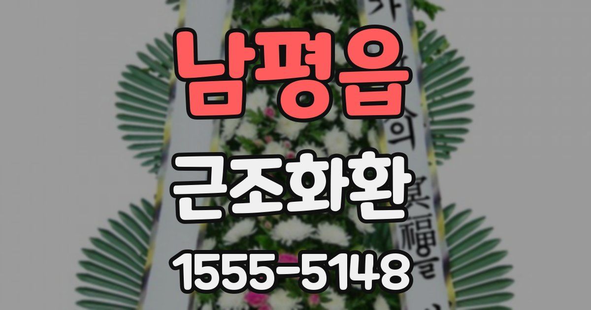 남평읍 근조화환