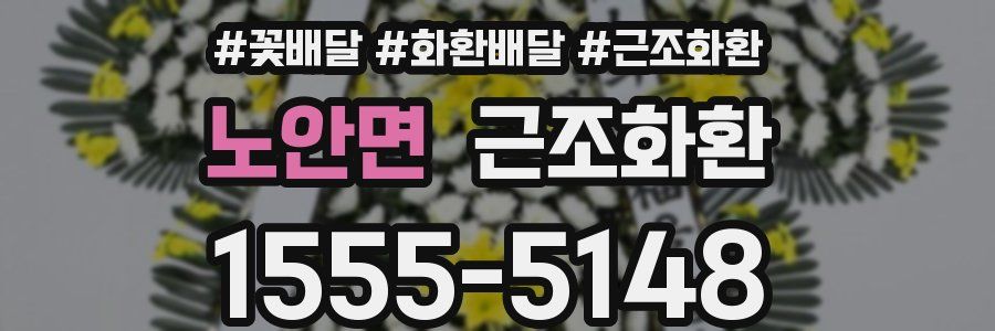 노안면 근조화환