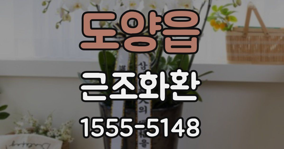 도양읍 근조화환