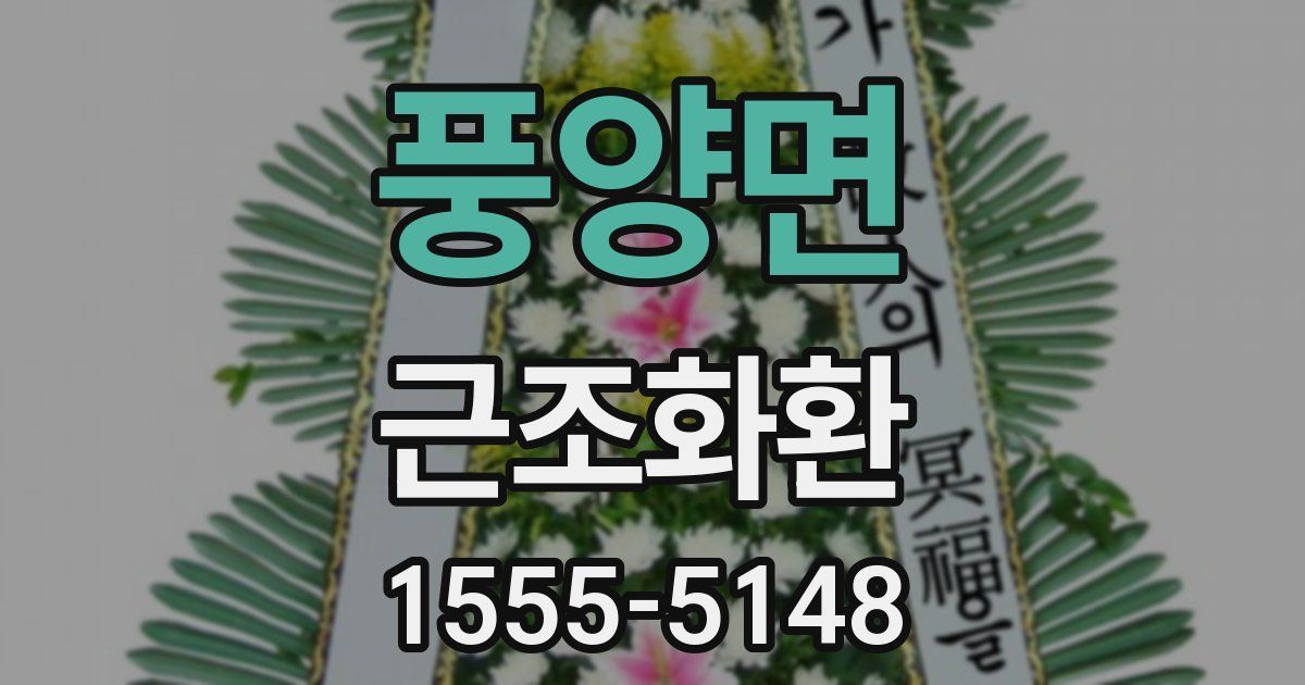풍양면 근조화환