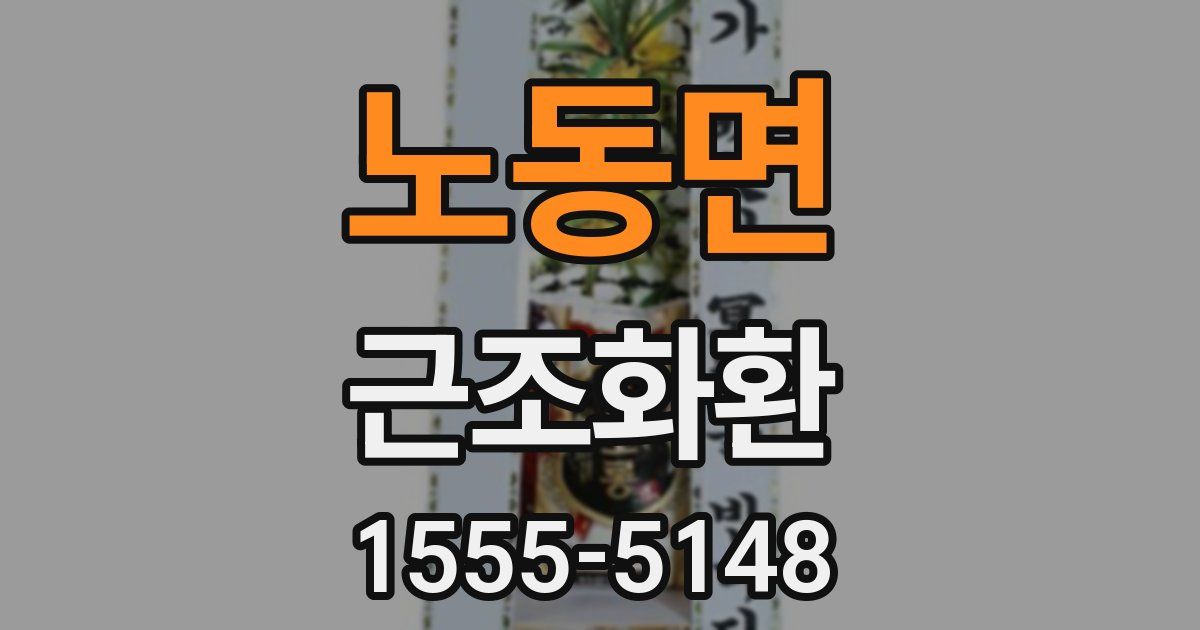 노동면 근조화환