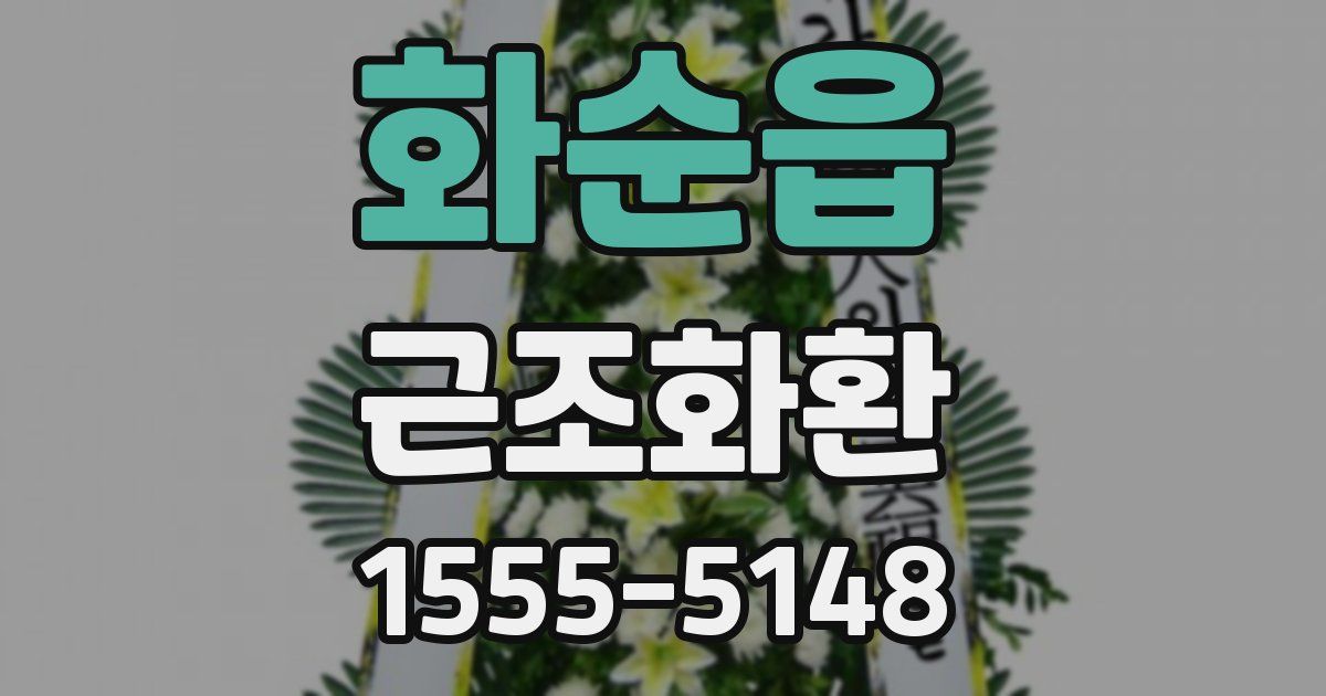 화순읍 근조화환