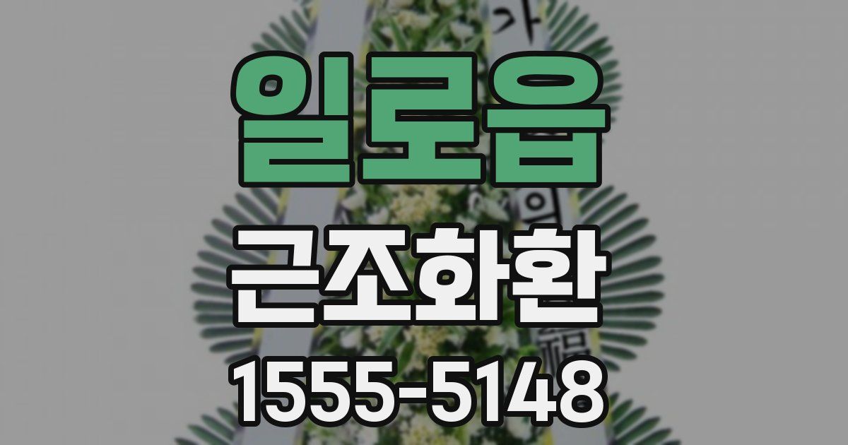 일로읍 근조화환