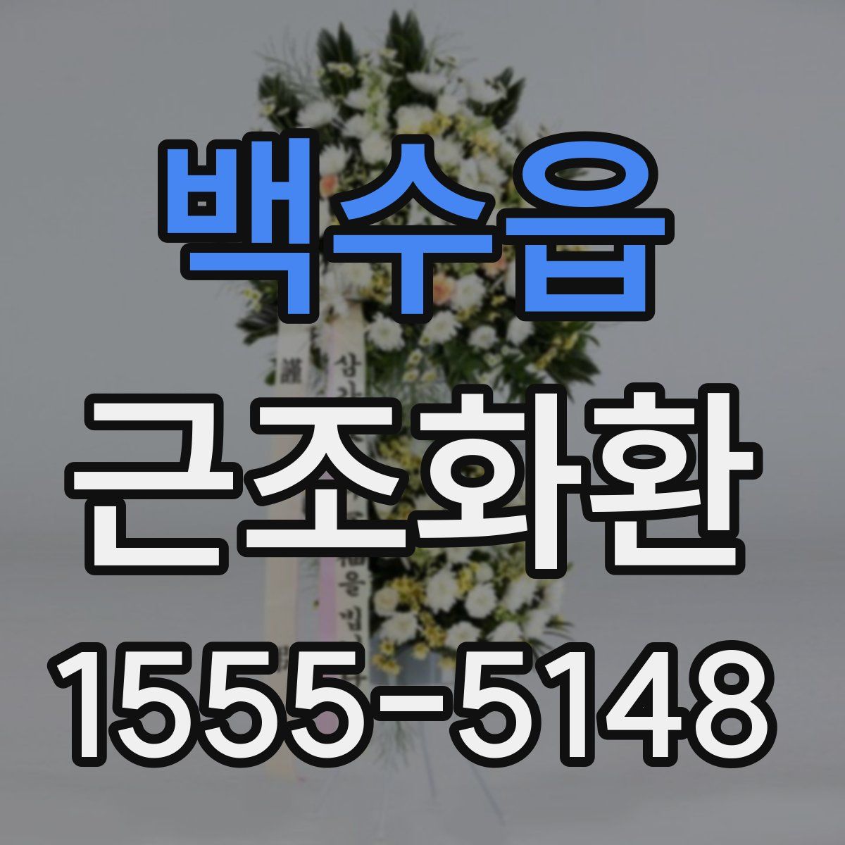 백수읍 근조화환