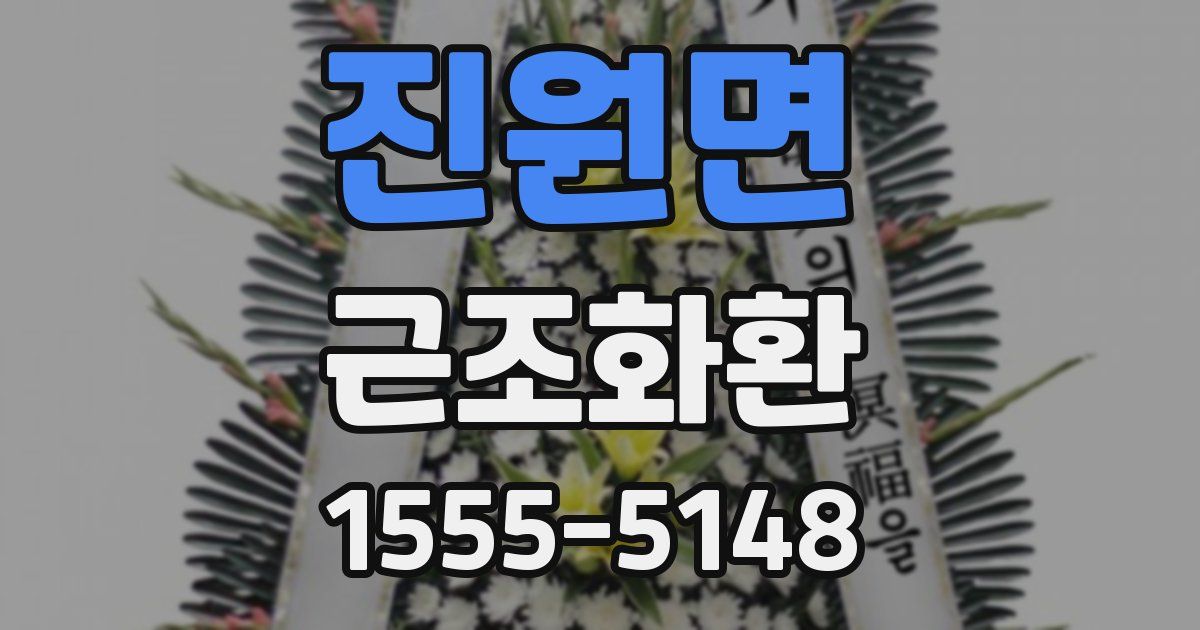 진원면 근조화환