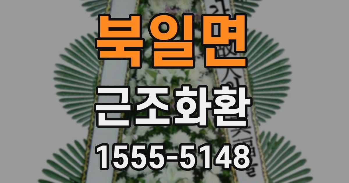 북일면 근조화환