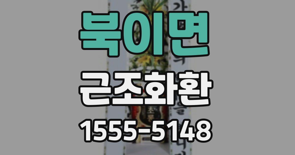 북이면 근조화환