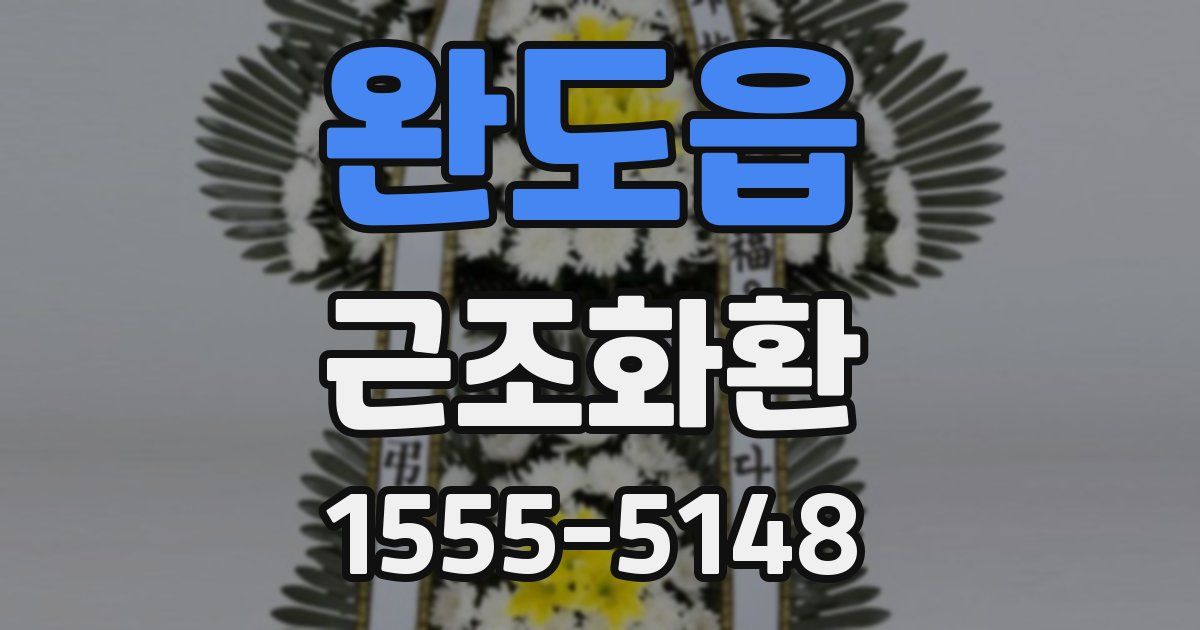 완도읍 근조화환
