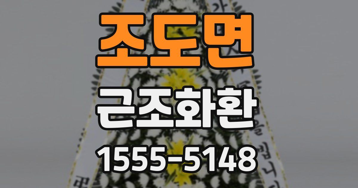 조도면 근조화환