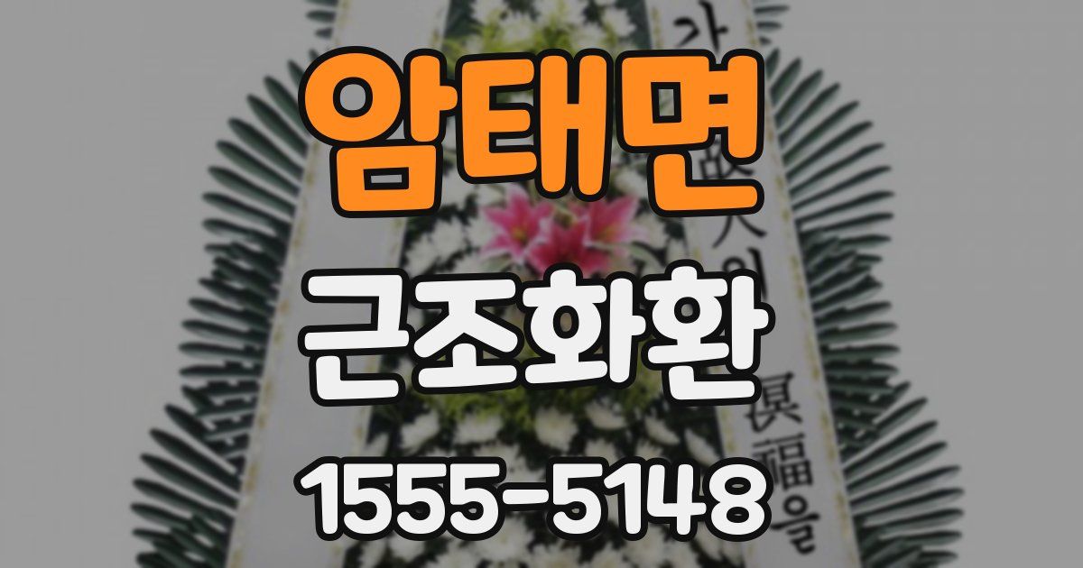 암태면 근조화환