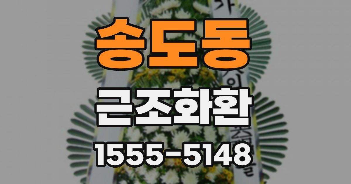 송도동 근조화환