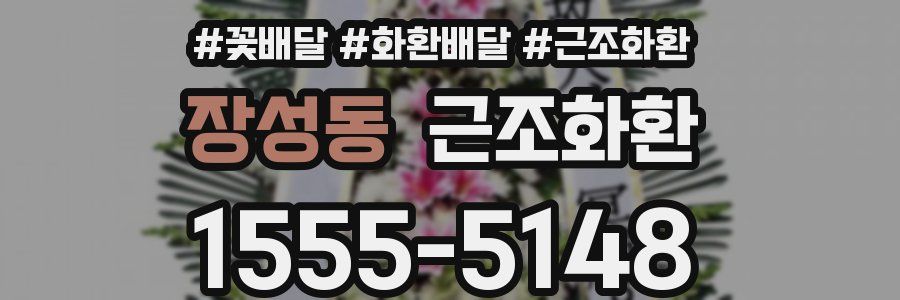 장성동 근조화환